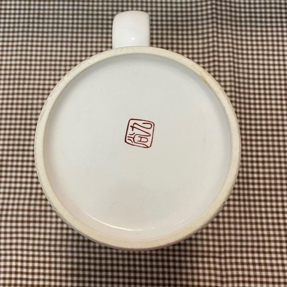 Vintage Asian Woman Mug Japanese Chinese Courtesan Geisha Gold Rim - Picture 4 of 4